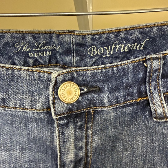 The Limited Denim Boyfriend Jeans Size 4 Medium Wash - Picture 2 of 5